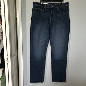NWT men’s H&M Blue Straight Jeans Classic Style 34/32